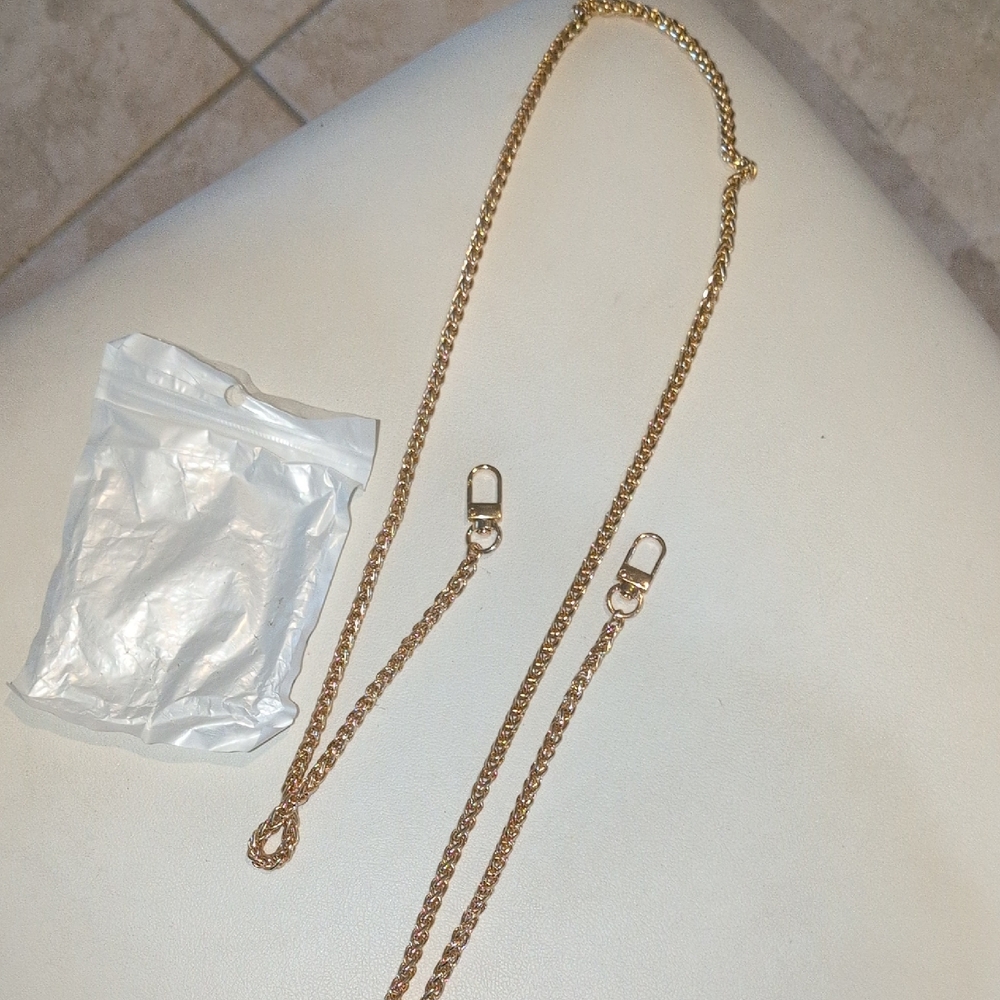 Gold Bag Strap  21 In NWOT